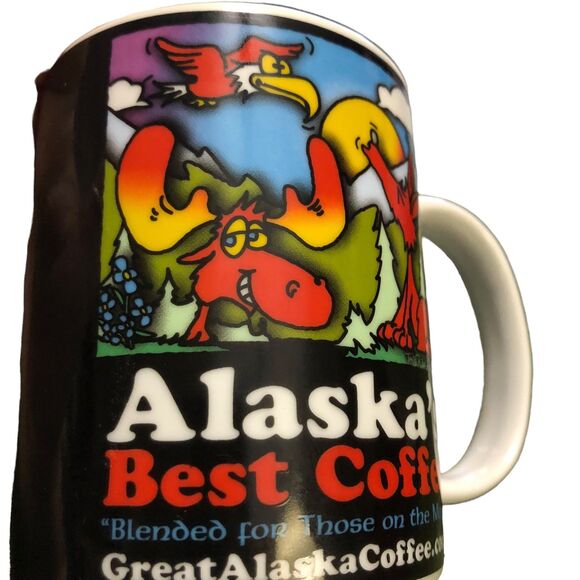 Alaska’s Best Coffee Mug, Great Alaska Coffee Cup, Funny Comical Coffee Mug - Picture 3 of 12